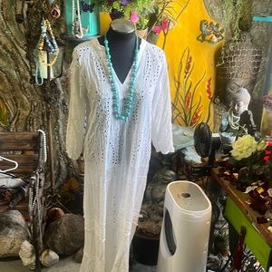 Johnny was white Jade eyelet dress